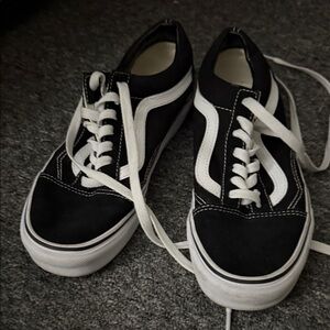 Vans Black and White Sneakers